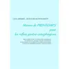 Menus de printemps pour les reflux gastro-oesophagiens - Cédric Ménard