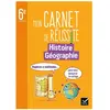 Hatier Mon carnet de réussite Histoire-Géographie 6e Ed. 2023 - Repères et méthodes