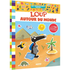 Auzou Éditions Loup Autour Du Monde - Avec + De 140 Autocollants Repositionnables