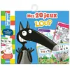 Editions Auzou Mes 20 Jeux Loup - Avec 10 Cartes Plastifiées Et 1 Feutre Effaçable