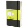 Moleskine Carnet blanc - Format de poche - Couverture souple noire