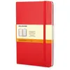 Moleskine Carnet ligné - Grand format - Couverture rigide rouge