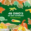 BIS Publishers Puzzle 49 Dino's En Een Asteroide 50 Piéces Version en Néerlandais