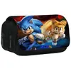 Trousse à crayon Sonic The Hedgehog pour Garçon et Filles (PC5437) 20x10x7.5 cm Multicolore