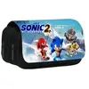 Trousse à crayon Sonic The Hedgehog pour Garçon et Filles (PC5438) 20x10x7.5 cm Multicolore