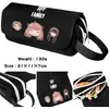 Trousse à crayon Spy x Family pour Garçon et Filles (PC5791) 21x11x7 cm Noir