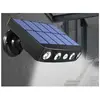 LNTYQ Lampe solaire d'extérieur étanche et réglable avec détecteur de ...