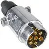 LNTYQ Prise Remorque en Métal 7 Broches, 12V Étanche Connecteur Prise ...
