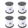 LNTYQ Lot de 4 Filtres de Rechange pour Aspirateur Robot, Filtres en M...