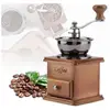 Moulin à café manuel - Vintage Retro Hand Grinder - Marron