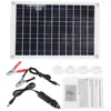 ZEAICOS Panneau solaire portable 100 W monocristallin 12/24 V avec sortie USB pour voiture, remorque, yacht