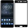 Nokia 8 4G : Protection d'écran FULL COVER noir en verre trempé - Temp...