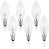 AHLSEN Ampoule Bougie Clair E14 40W, Ampoule Incandescence Dimmable, Blanc Chaud 2700K, 400LM, Ampoule Flamme, E14 Ampoules à bougie à vis Edison, Pack de 10