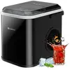 AUTREMENT Machine à Glaçons, 12kg en 24h, 8 Glaçons en 6-10 Minutes, Machine a Glacons à Affichage LED de Comptoir 120W avec Capteur Infraroug