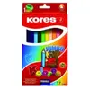 Kores crayons de couleur jumbo, tui de 12, en carton bb93512