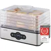 TZS FIRST AUSTRIA Déshydrateur alimentaire - 5 Plateaux, Thermostat Réglable, Minuterie, 0% BPA - Fruits, Ecran LED