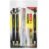 Vulpotlodenset Aristo HB 0.35/0.5/0.7mm met gratis potloodstiftjes
