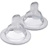 MAM Accessoires pour Biberons Tétine Silicone +0m Débit 1 Lent 2 unités