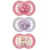Mam Sucette Original + de 18 Mois Rose Lot de 3 Référence 18