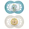 MAM Lot De 2 Sucettes Original Animaux 18 Mois+ Aléatoire - Mam