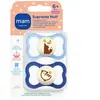 Sucettes-MAM Sucette Suprême Nuit - 6+ Mois - Silicone - X2 (Couleur : Rose)