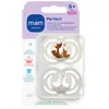 MAM Sucette Perfect Animaux - 6+ mois - Silicone - X2