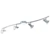 Plafonnier led 12 watts mobile salon hall spot argent Eglo 93549