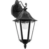 EGLO Navedo - Buitenverlichting - Wandlamp - 1 Lichts - Zwart, Zilver-Patina