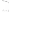 Eglo Suspension MONTEFIO 1 3 ampoules chrome