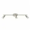 Spot BUZZ-LED 3 ampoules nickel satiné