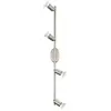 Spot BUZZ-LED 4 ampoules nickel satiné
