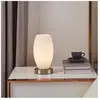Eglo BATISTA 3 Lampe de table en acier 40 W Nickel mat