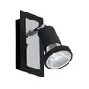 Eglo Sarria Spot Acier Applique Murale 5W Noir Chrome