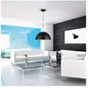 EGLO Gaetano 1 Hanglamp - E27 - Ø 53 cm - Zwart/Koper