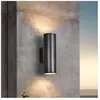 EGLO Lampe murale LED d'extérieur Riga Gris foncé