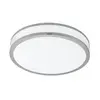 EGLO  Palermo 2 - Wand/Plafondlamp - 1 Lichts - Ø280mm. - Wit, Chroom