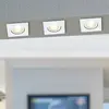 Richtbare led spot Saliceto vierkant - 6w - 2700K wit