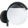 EGLO Prata Vecchia Wandlamp Buiten - E27 - 26 cm - Zwart|Wit