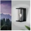 EGLO Cascinetta Wandlamp Voor buiten - E27 - 28cm - IP44 - Zwart