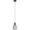Non communiqué EGLO Gorosiba - Hanglamp - E27 - Ø 15 cm - rookglas - Zwart