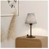 EGLO Alsager Tafellamp - E27 - 39,5 cm - Zwart/Grijs - Vilt/Staal