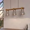 EGLO Cawton Hanglamp - E27 - 76 cm - Grijs/Bruin - Staal/Hout