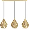 EGLO Carlton Hanglamp - E27 - 80,5 cm - Goud - Staal