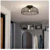 EGLO Rinroe plafondlamp - E27 - Ø 45 cm - industrieel - metaal - zwart