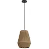 EGLO Alderney Hanglamp - E27 - Ø 30 cm - Zwart/Bruin