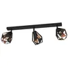 EGLO Carlton 7 Spot - E27 - 73 cm - Zwart/Koper - Staal