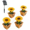 Clairage de jardin à fleurs à led à quatre lumières extérieures led Eg...