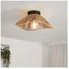 EGLO Lavister Plafondlamp - E27 - Ø 39 cm - Zwart/Bruin - Papier