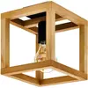 EGLO Blackcrown 1 Plafondlamp - E27 - 20 cm - Zwart|Bruin
