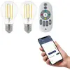 EGLO connect.z Lot de 2 ampoules LED E27 connectées, A60, avec télécom...